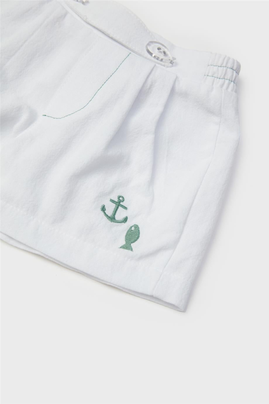 Baby Boy White Shorts - BgStore