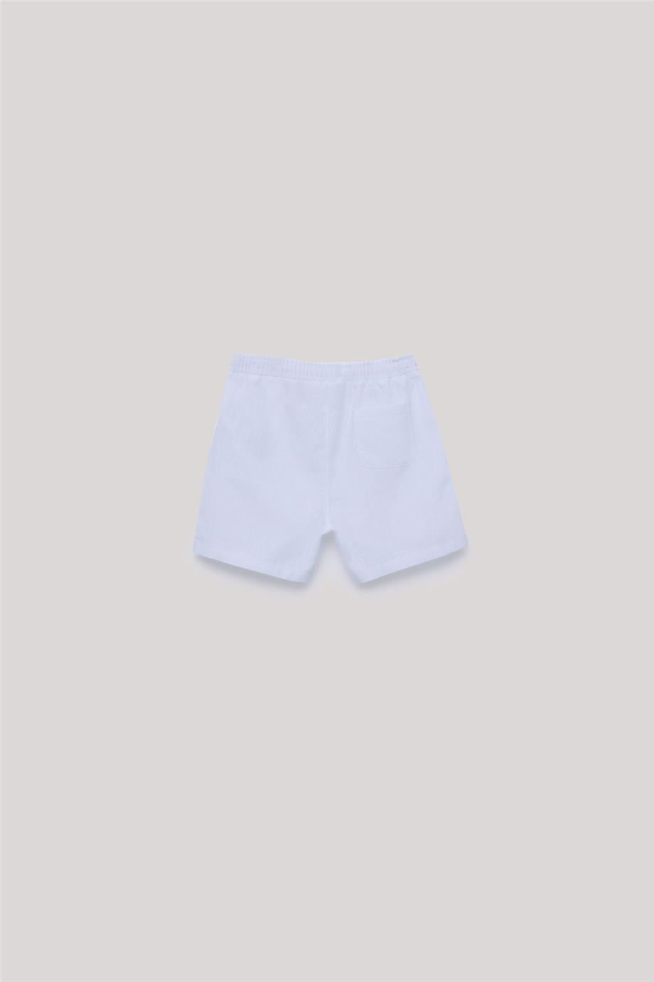 Baby Boy White Shorts - BgStore