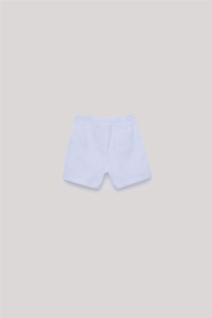 Baby Boy White Shorts - BgStore