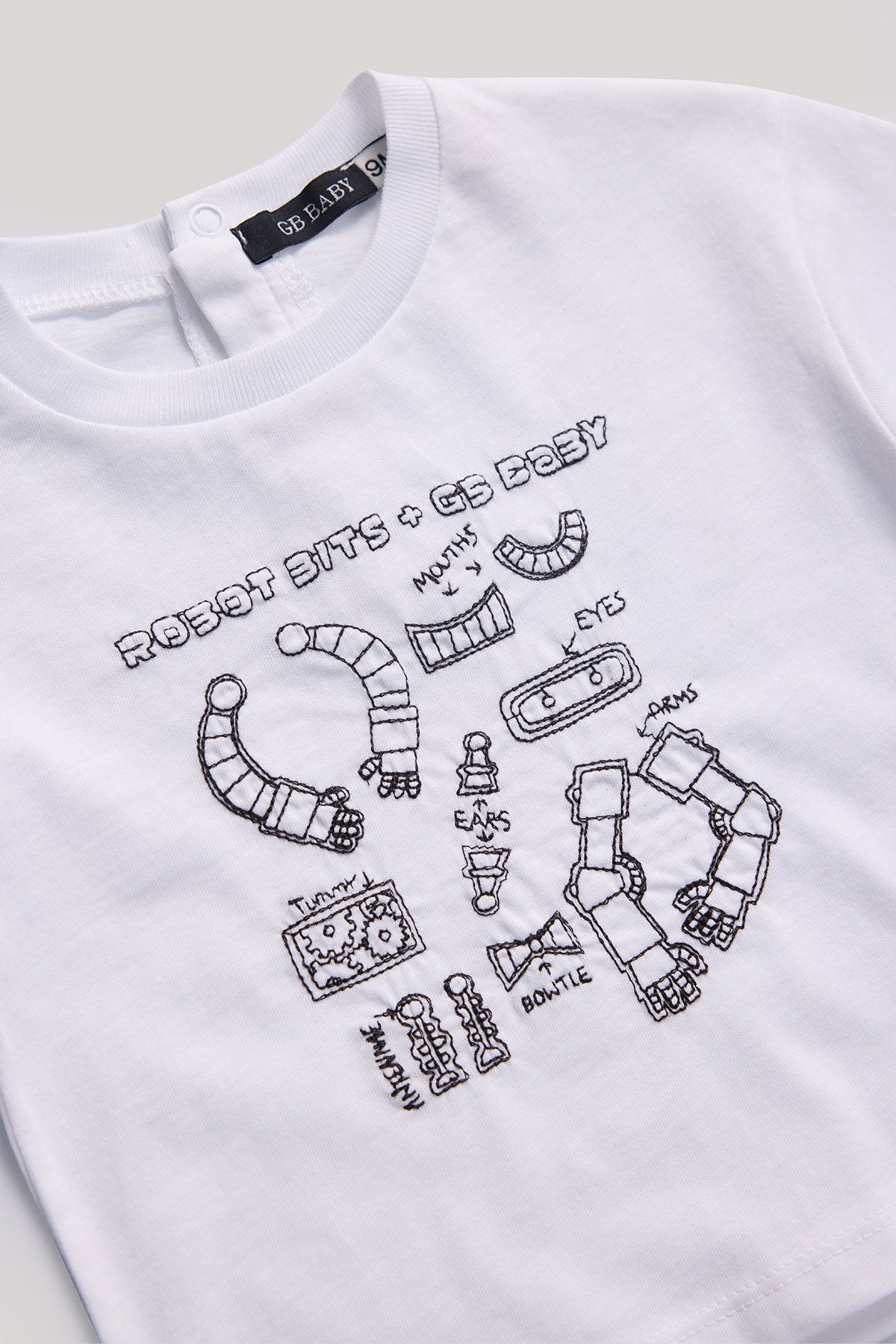 Baby Boy White T-Shirt - BgStore