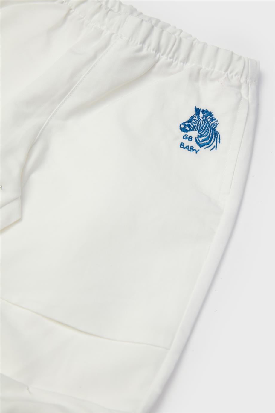 Baby Boy White Trousers - BgStore