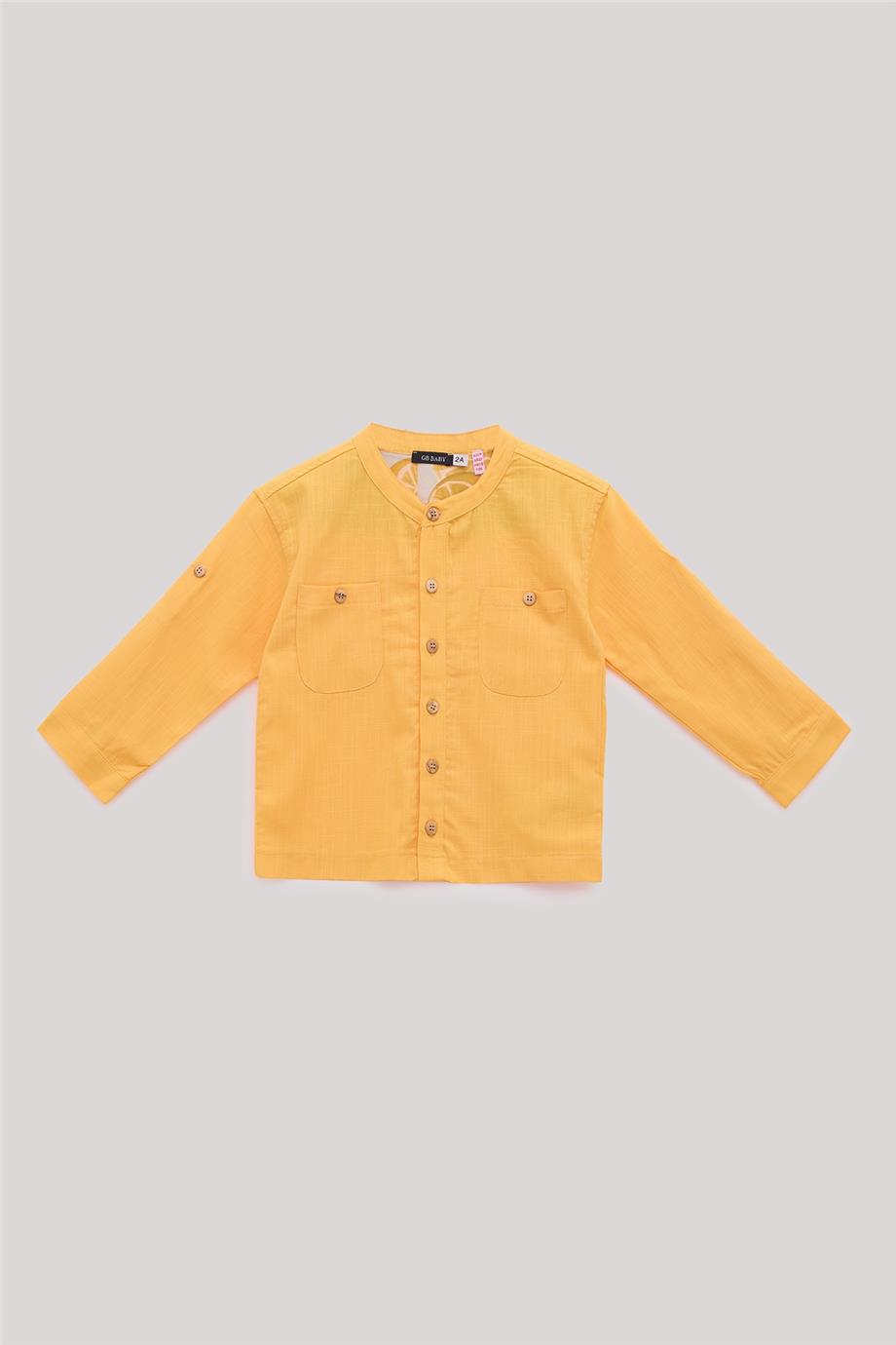 Baby Boy Yellow Shirt - BgStore