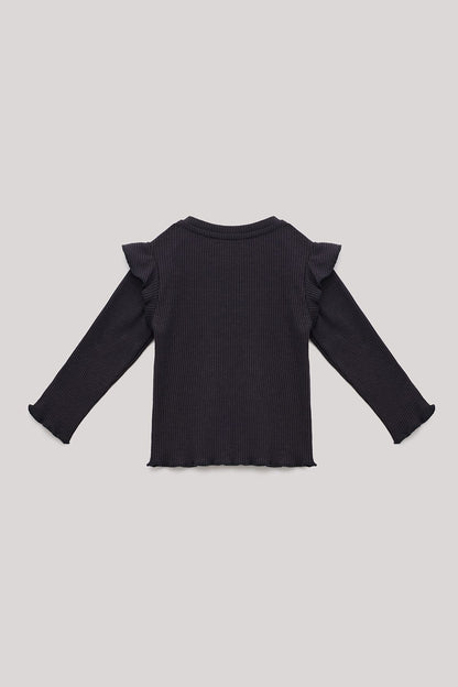 Baby Girl Anthracite T-Shirt - BgStore