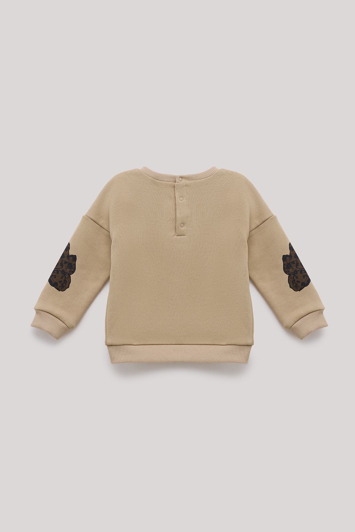 Baby Girl Beige Sweatshirt - BgStore