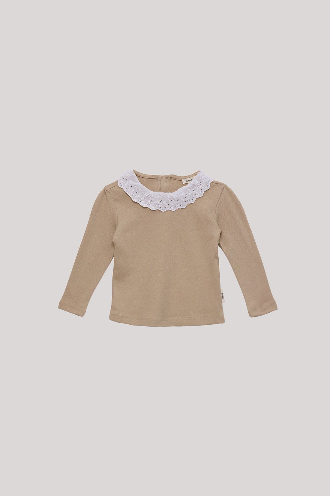 Baby Girl Beige T-Shirt - BgStore