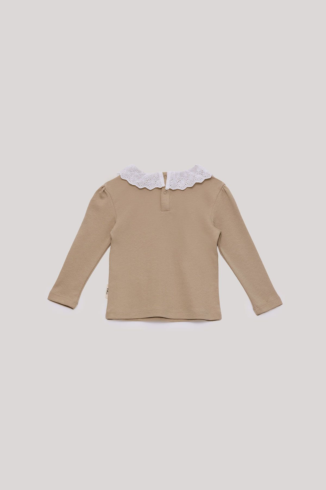 Baby Girl Beige T-Shirt - BgStore