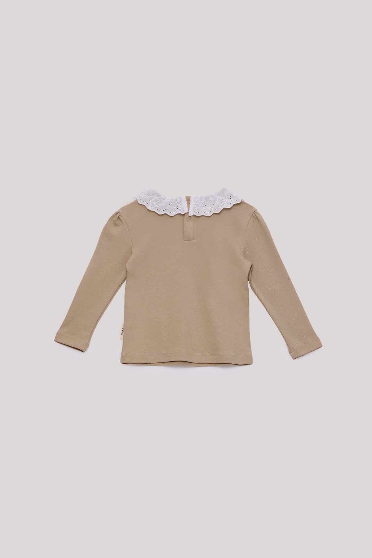 Baby Girl Beige T-Shirt - BgStore