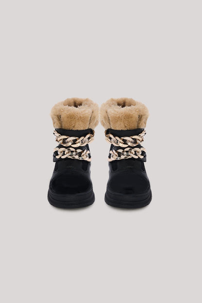 Baby Girl Black Boots - BgStore