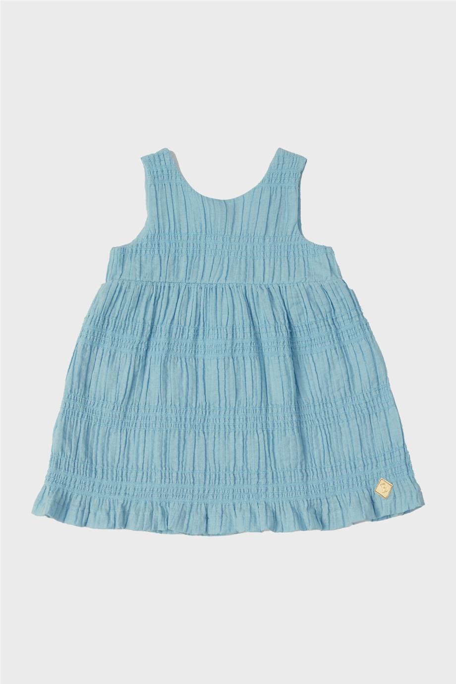 Baby Girl Blue Dress - BgStore