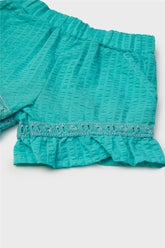 Baby Girl Blue Shorts - BgStore