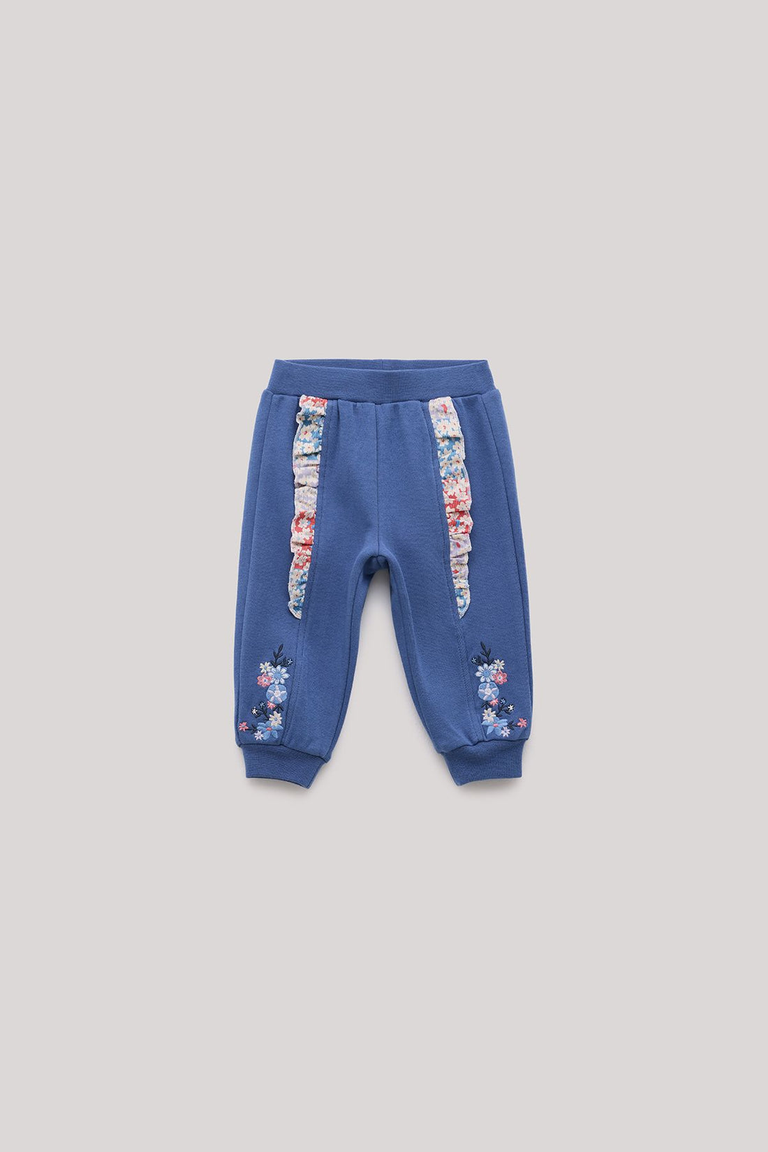 Baby Girl Blue Tracksuit Bottom - BgStore