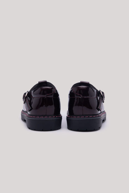 Baby Girl Claret Red Shoes - BgStore