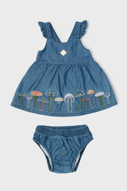 Baby Girl Denim Dress - BgStore