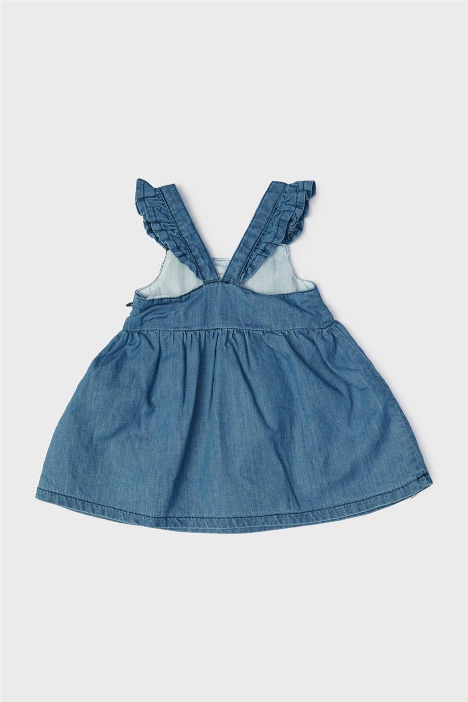 Baby Girl Denim Dress - BgStore