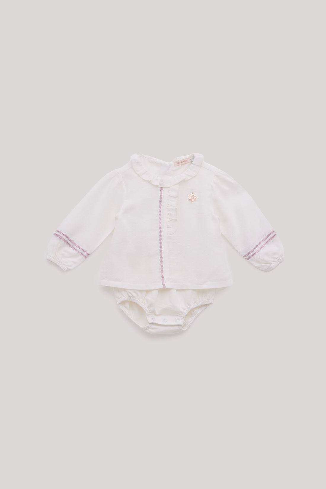 Baby Girl Ecru Shirt - BgStore