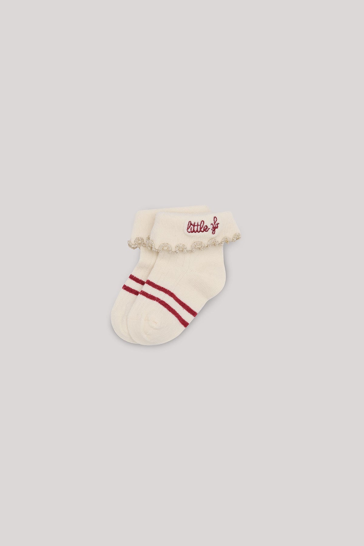 Baby Girl Ecru Socks - BgStore