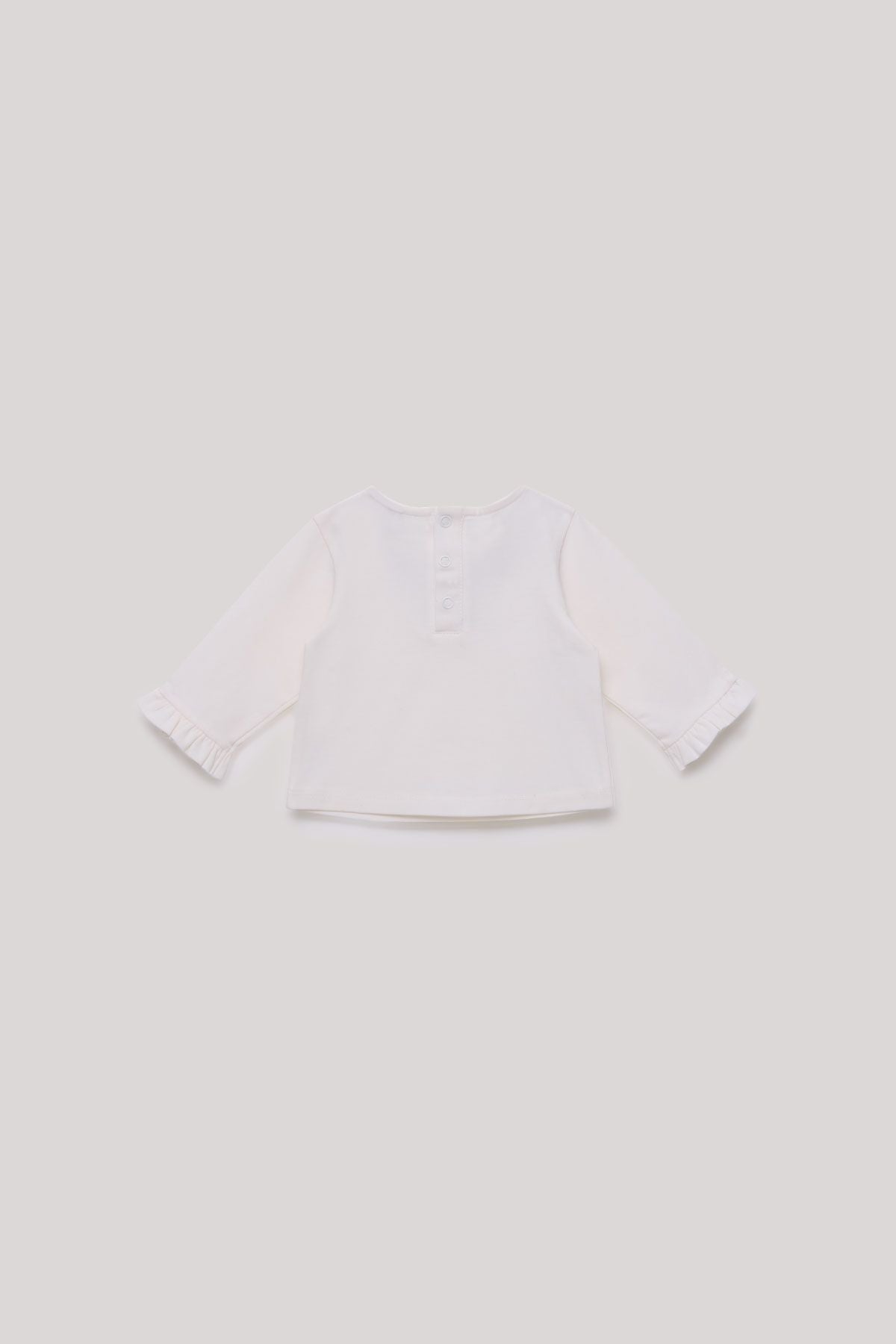 Baby Girl Ecru T-Shirt - BgStore