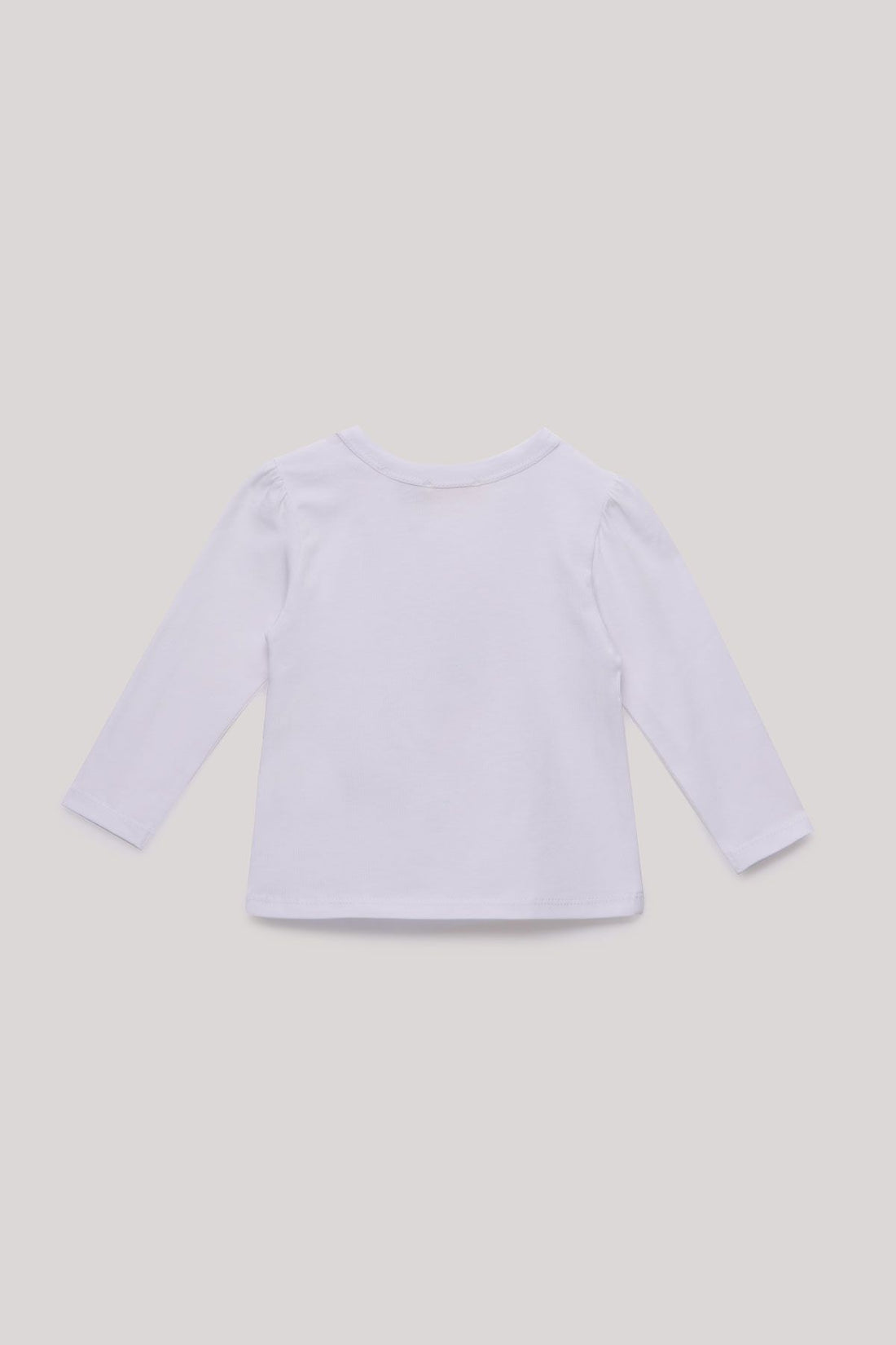 Baby Girl Ecru T-Shirt - BgStore