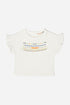 Baby Girl Ecru T-Shirt - BgStore