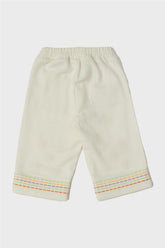 Baby Girl Ecru Trousers - BgStore