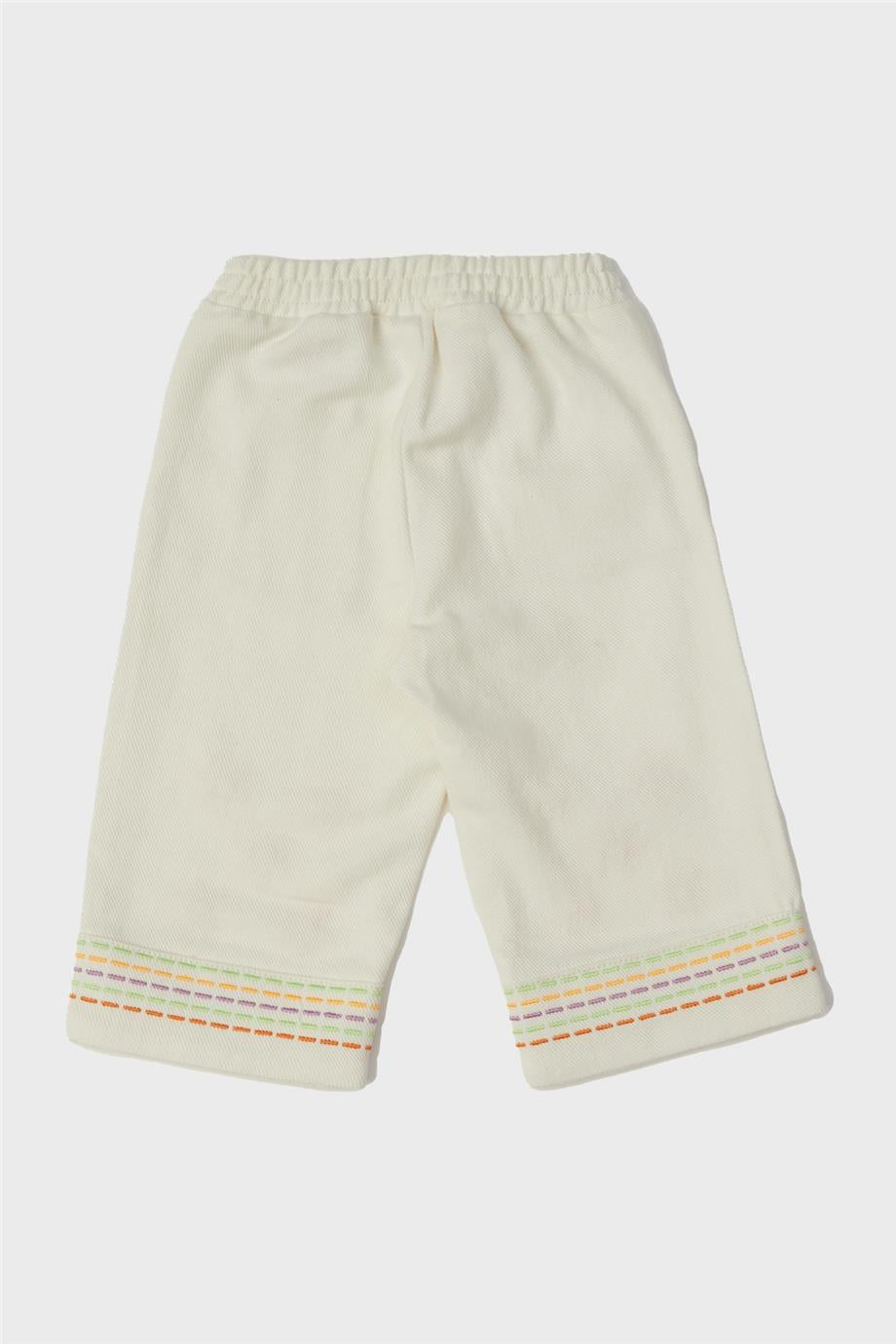 Baby Girl Ecru Trousers - BgStore