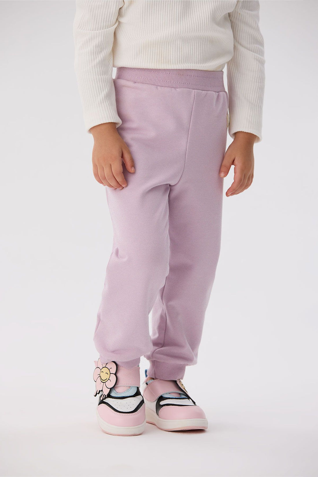 Baby Girl Lilac Tracksuit Bottom - BgStore