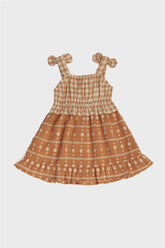 Baby Girl Mustard Dress - BgStore