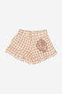 Baby Girl Mustard Shorts - BgStore