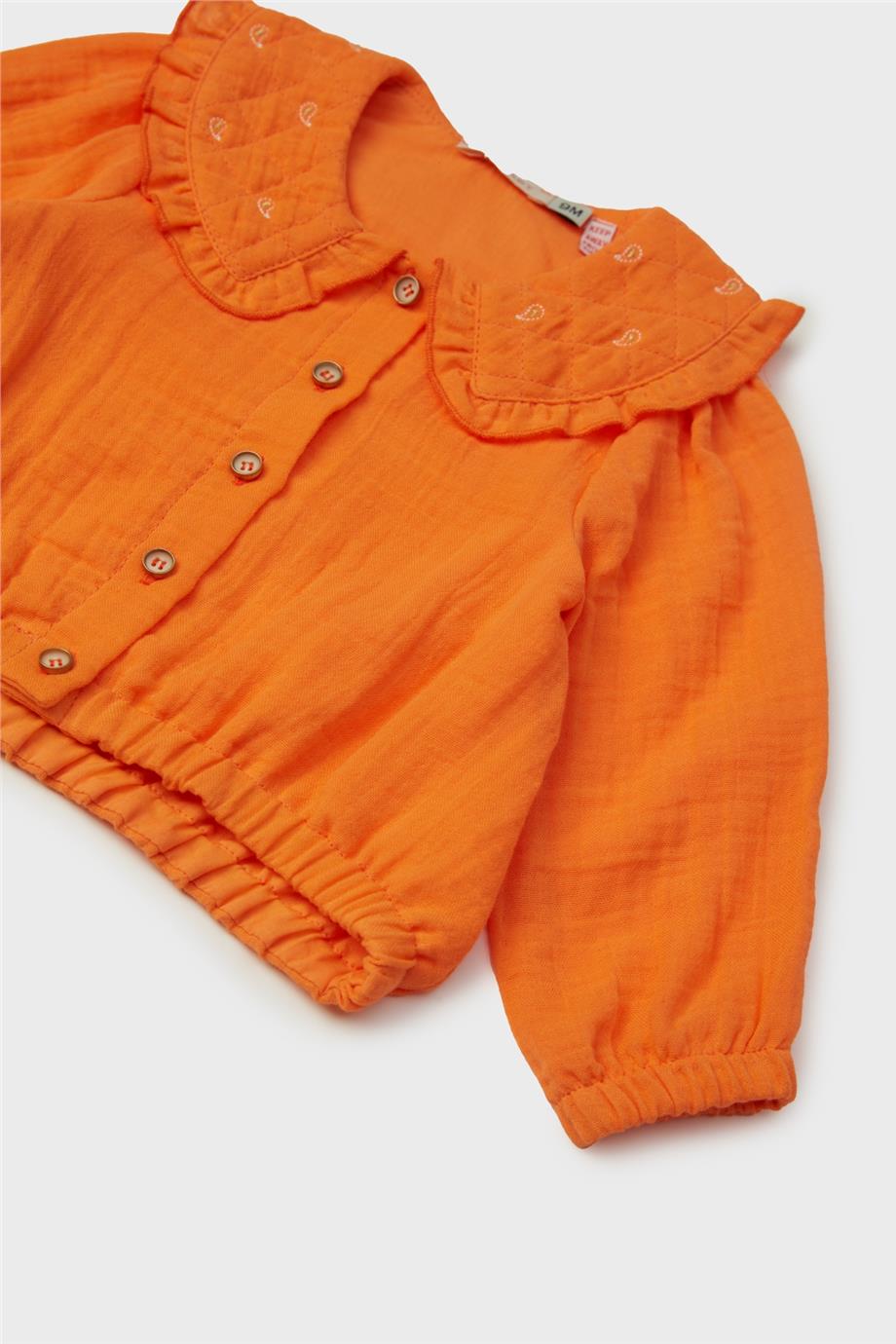 Baby Girl Orange Blouse - BgStore