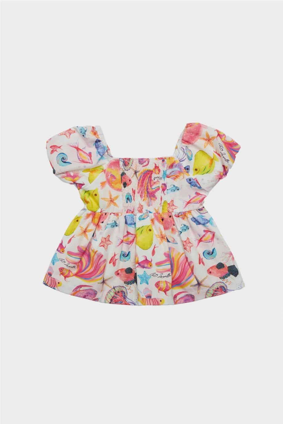 Baby Girl Patterned Dress - BgStore