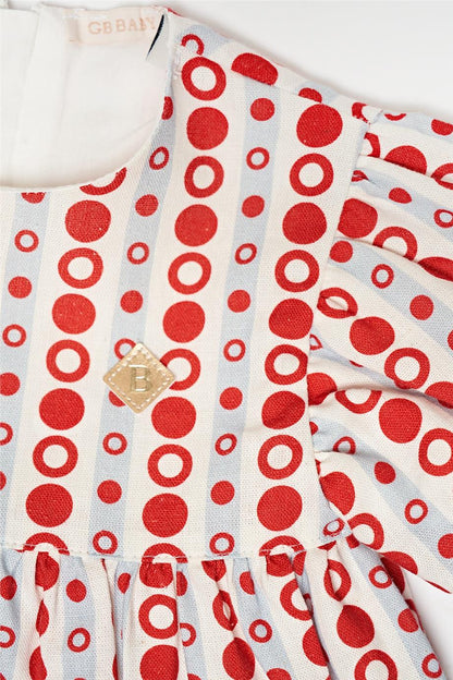 Baby Girl Patterned Dress - BgStore