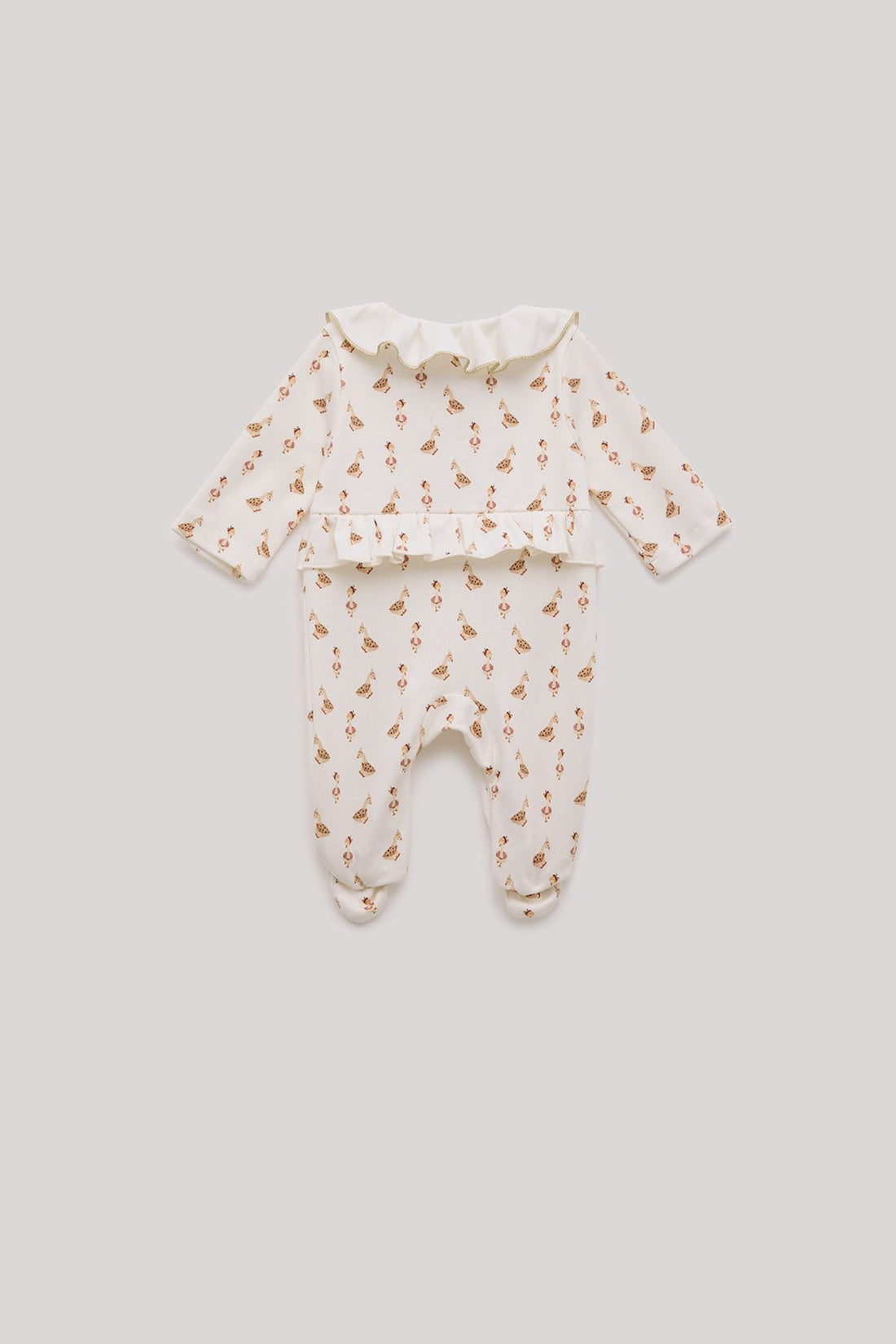 Baby Girl Patterned Overall - BgStore