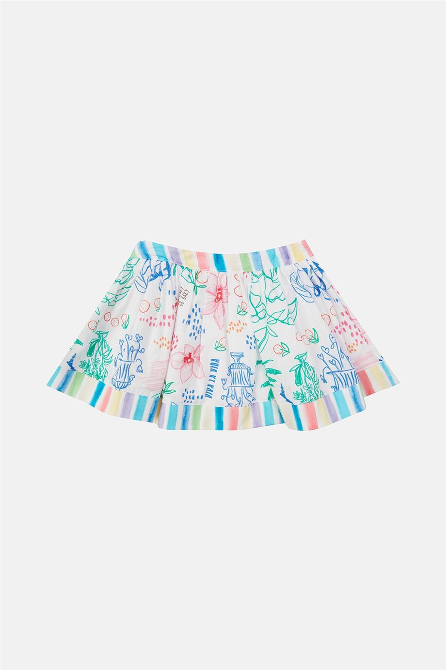 Baby Girl Patterned Skirt - BgStore