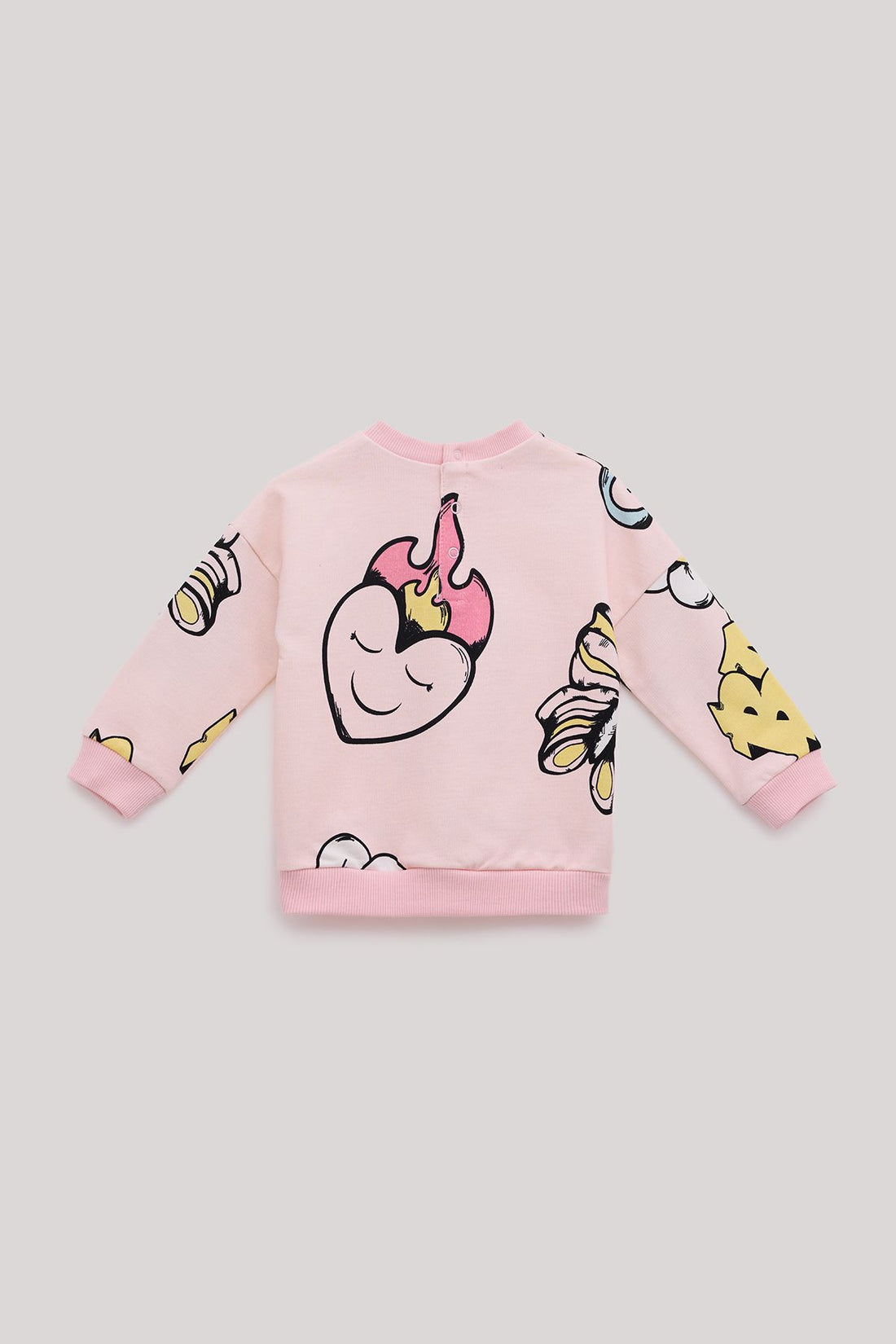 Baby Girl Patterned Sweatshirt - BgStore