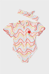 Baby Girl Patterned Swimsuit - BgStore