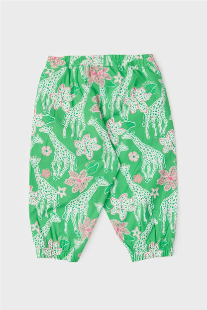 Baby Girl Patterned Tracksuit Bottom - BgStore