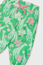 Baby Girl Patterned Tracksuit Bottom - BgStore