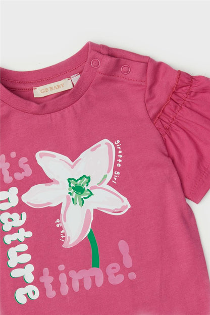 Baby Girl Pink T-Shirt - BgStore