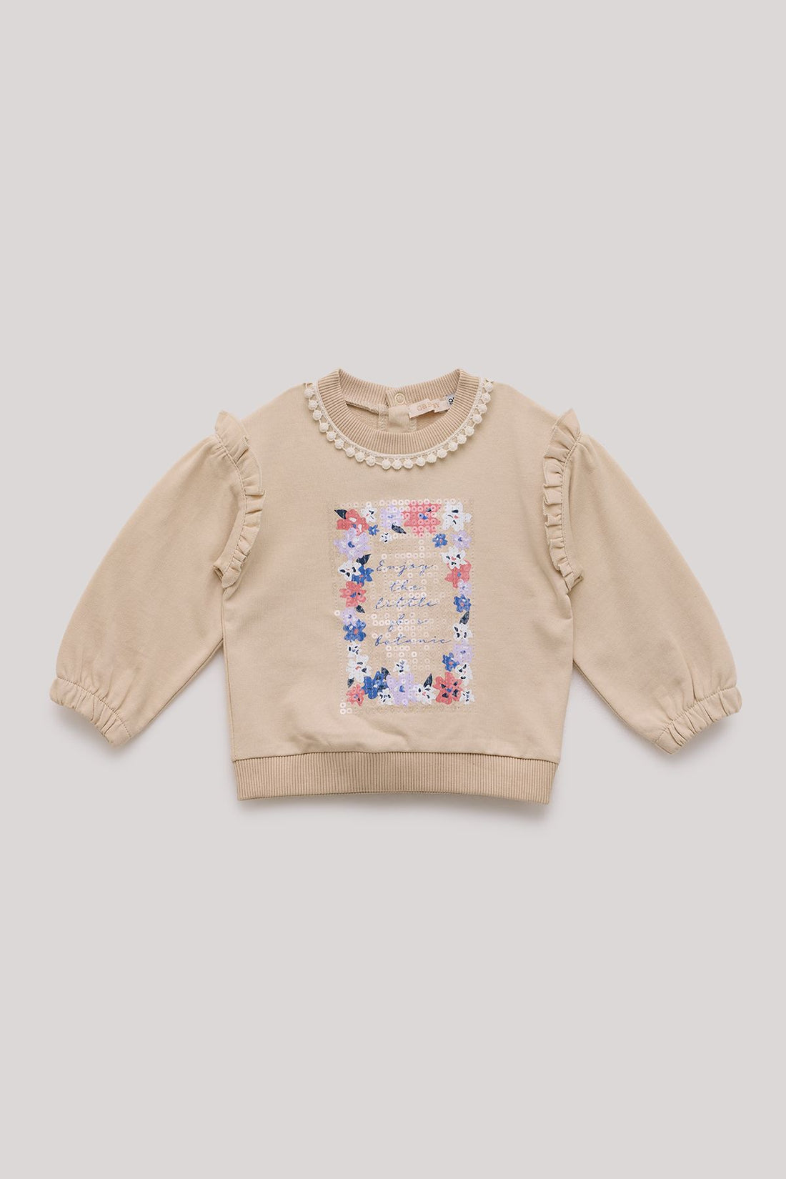 Baby Girl Salmon Sweatshirt - BgStore