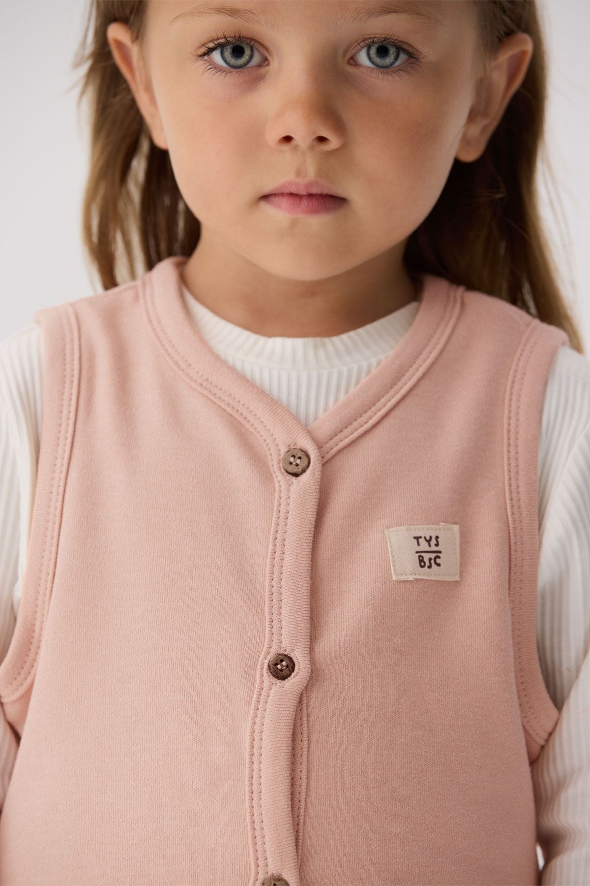 Baby Girl Salmon Vest - BgStore