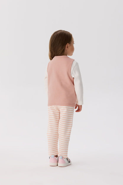 Baby Girl Salmon Vest - BgStore