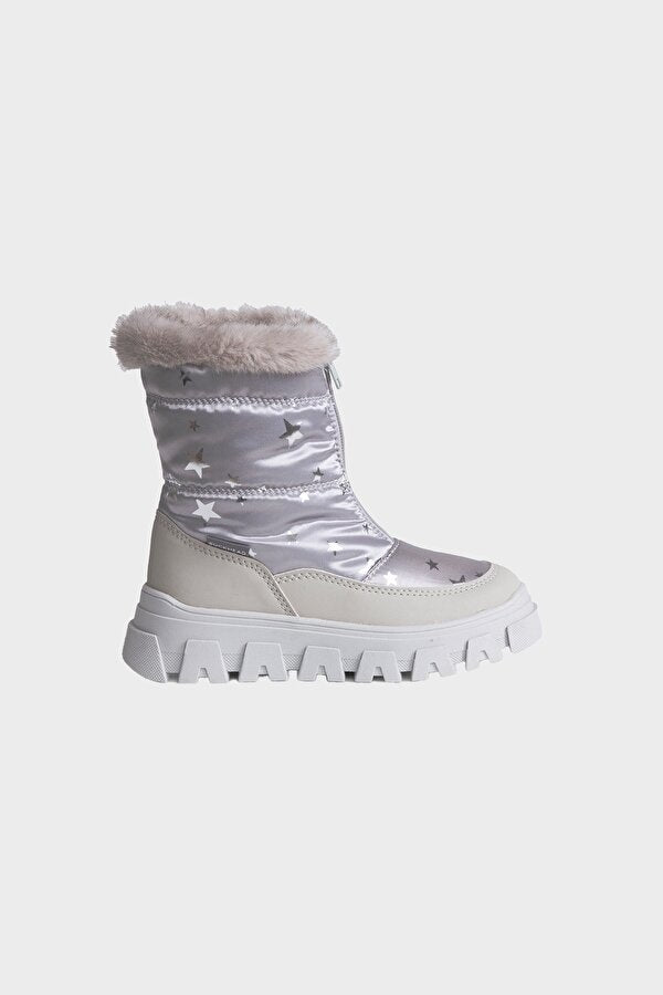 Baby Girl Silver Boots - BgStore