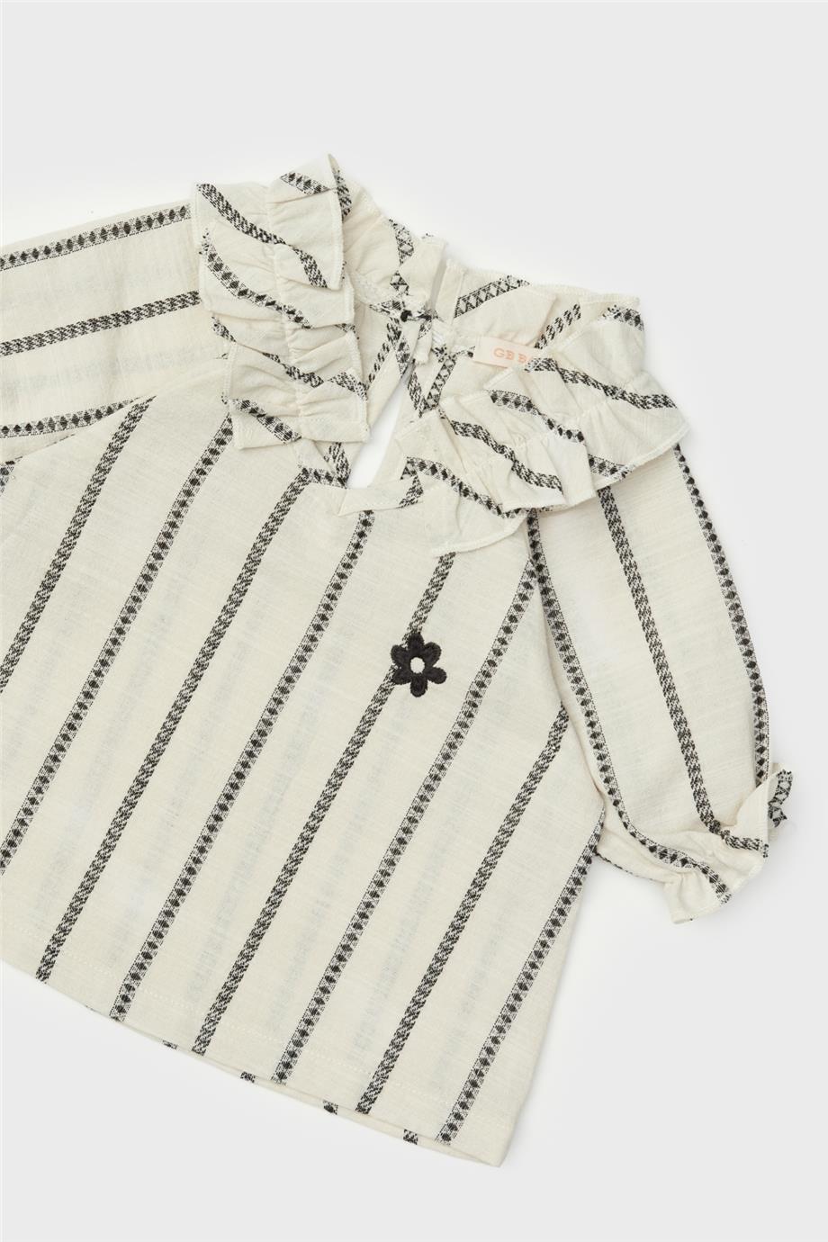 Baby Girl Striped Blouse - BgStore