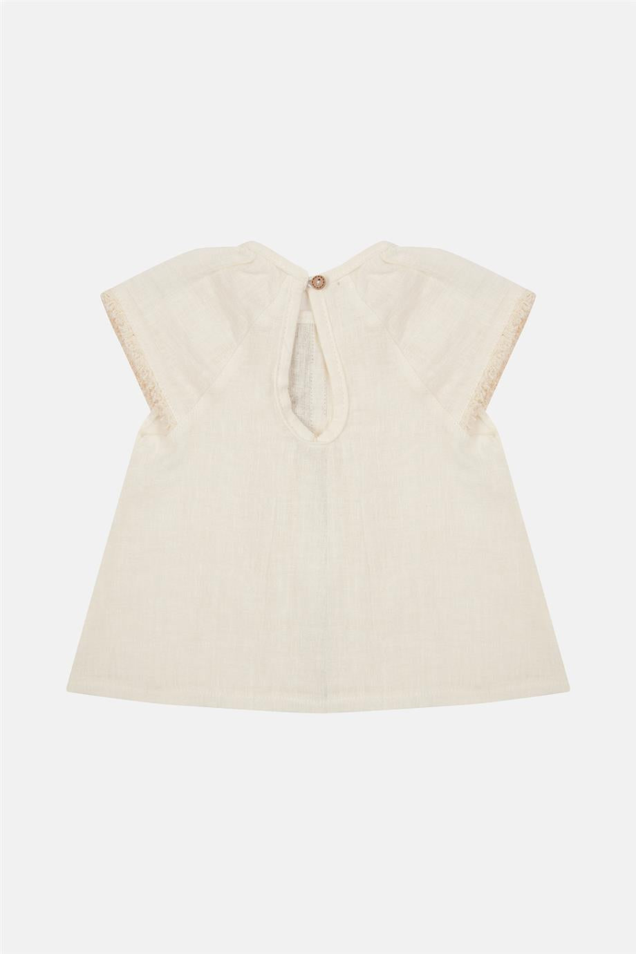 Baby Girl White Blouse - BgStore