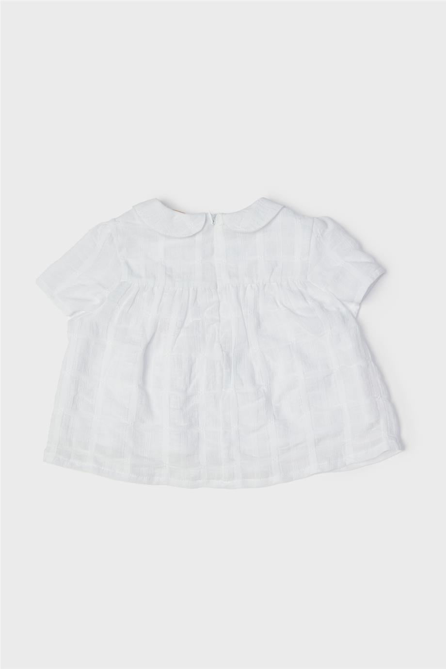 Baby Girl White Blouse - BgStore