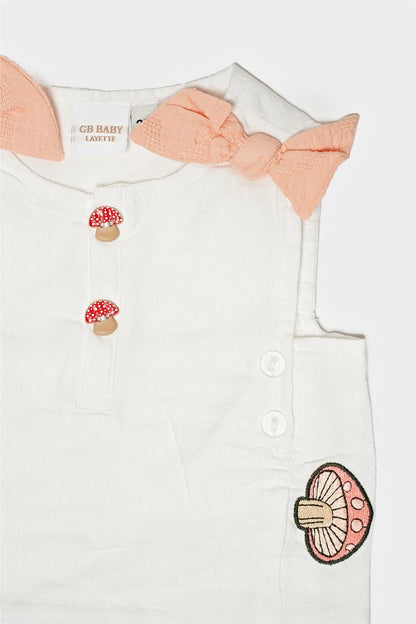 Baby Girl White Blouse - BgStore