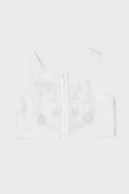 Baby Girl White Blouse - BgStore