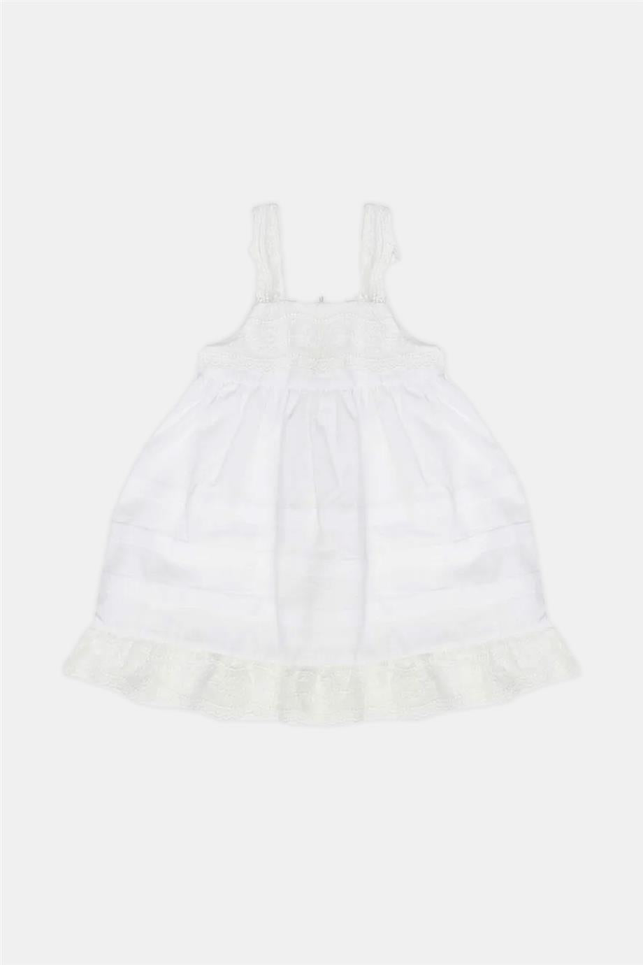 Baby Girl White Dress - BgStore