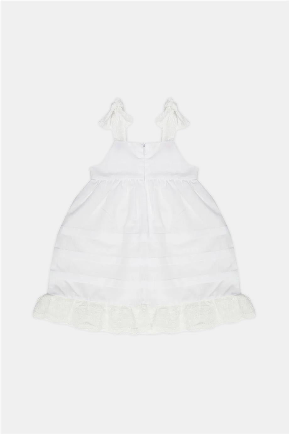 Baby Girl White Dress - BgStore