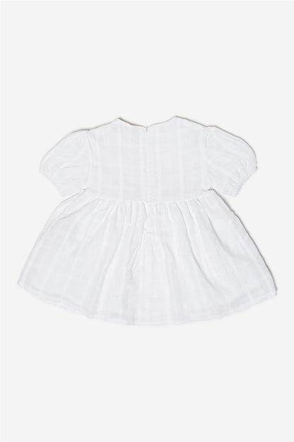 Baby Girl White Dress - BgStore